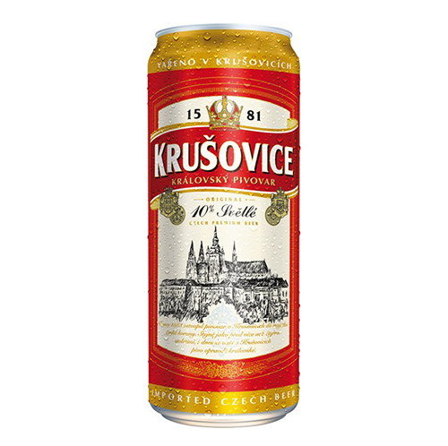 Пиво 0,5л Крушовіце світле 4,2% ж/б