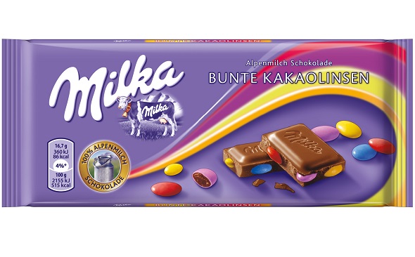 Шоколад 100г Мілка молочний кольорове драже