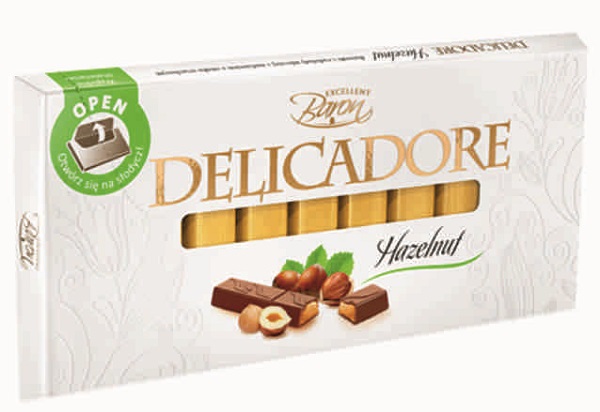Шоколад 200г Барон Делікадоре з лісовим горіхом