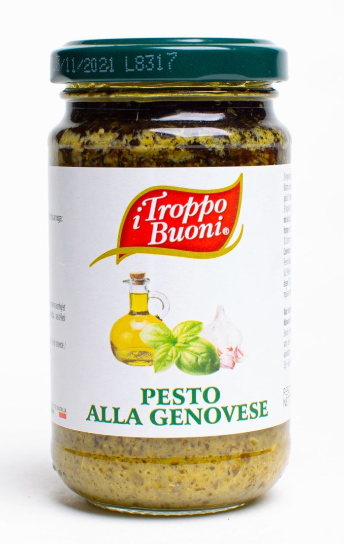 Соус Песто 180г Троппо і Буоні з часником с/б