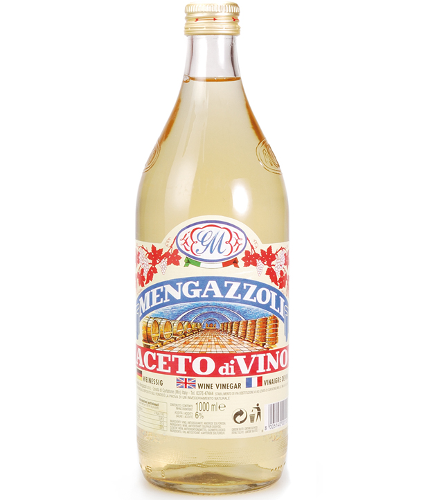 Оцет 1л Менгаззолі Білий винний с/б