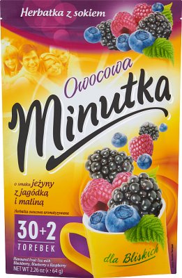 Чай 2гх32пак Мінутка ожина-чорниця-малина
