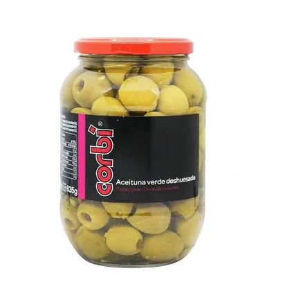 Оливки зелені 835г Корбі б/к с/б