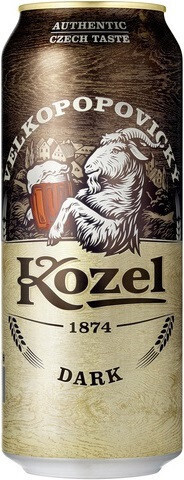 Пиво 0,5л Велкоповіцкий Козел темне 3,7% ж/б