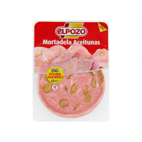 Шинка 225г Ельпозо Мортадела з оливками