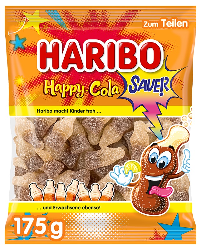 Цукерки желейні 175г Харібо Кола кисла