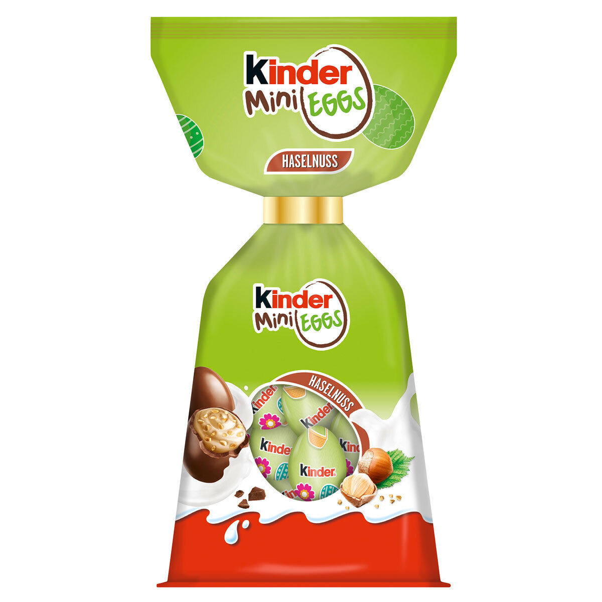 Цукерки 85г Кіндер міні шоколадні яйця з лісовим горіхом
