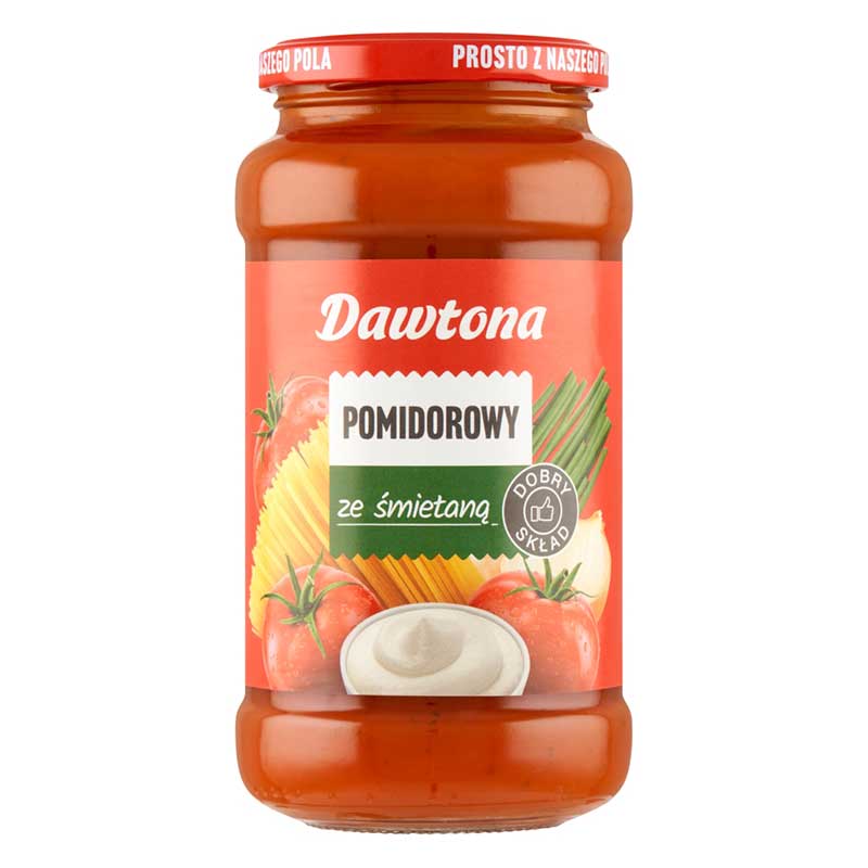 Соус 520г Давтона до спагетті томатно-вершковий с/б