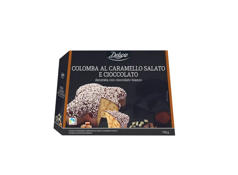 Панетонне 750г Делюкс з солоною карамелю та шоколадом