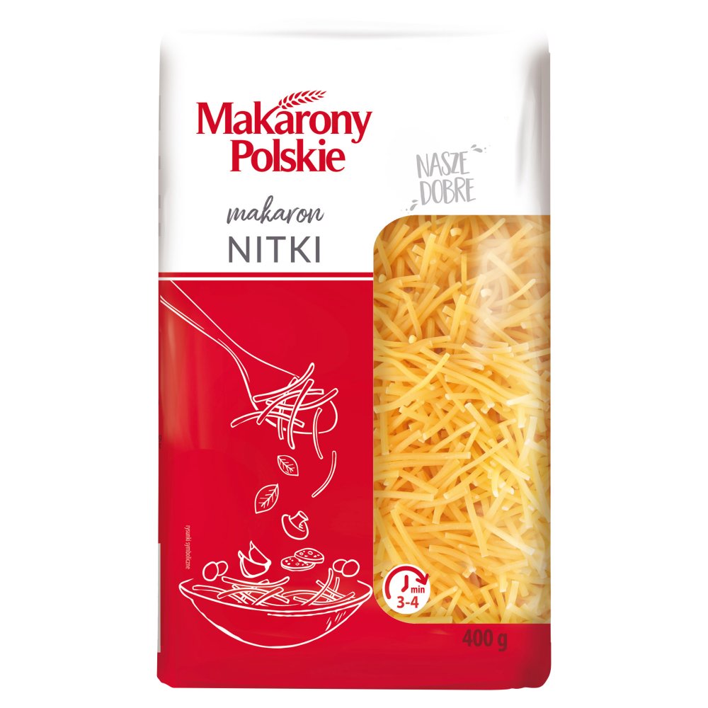 Макарони 400г Макарони Польські Нитка