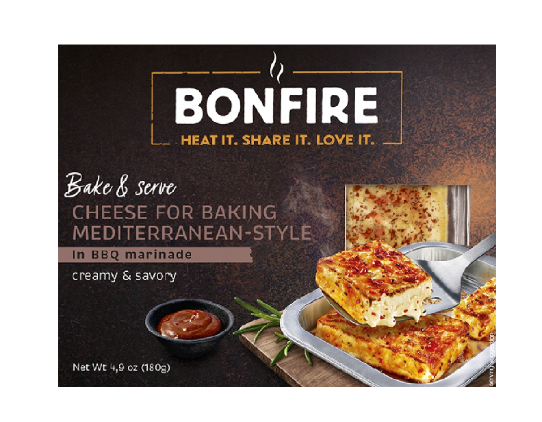 Сир 180г Бонфаєр в маринований в соусі BBQ  55%