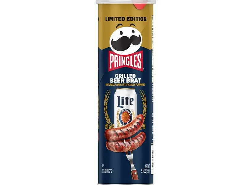 Чіпси 158г Прінглс смажена пивна ковбаска