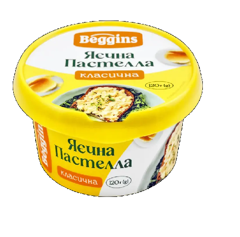 Паста з яйцем 120г Беггінс пастелла класична