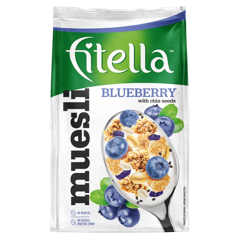 Мюслі 300г Фітелла чорниця з чіа