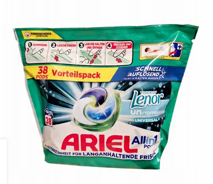 Капсули для прання 38х23,6г Аріель Ленор