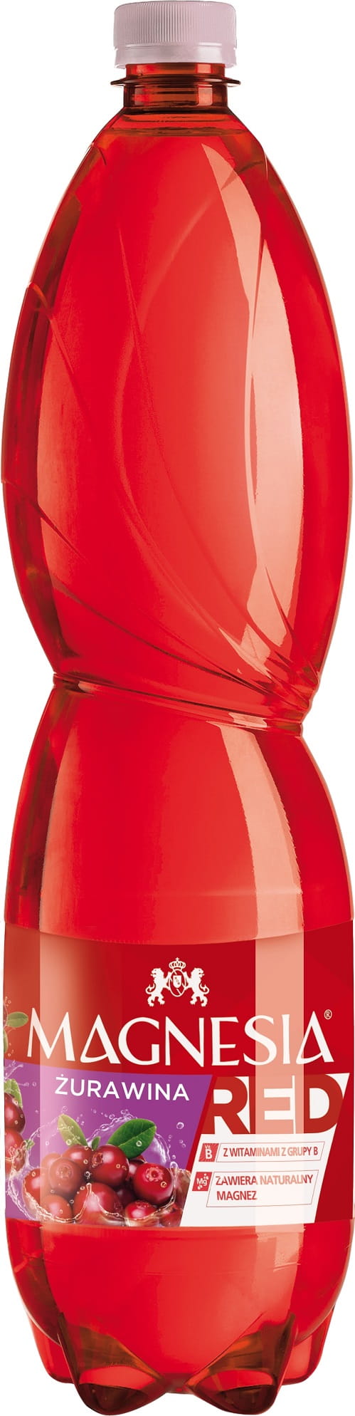 Вода мінеральна 1,5л Магнезія Ред журавлина негазовна п/б