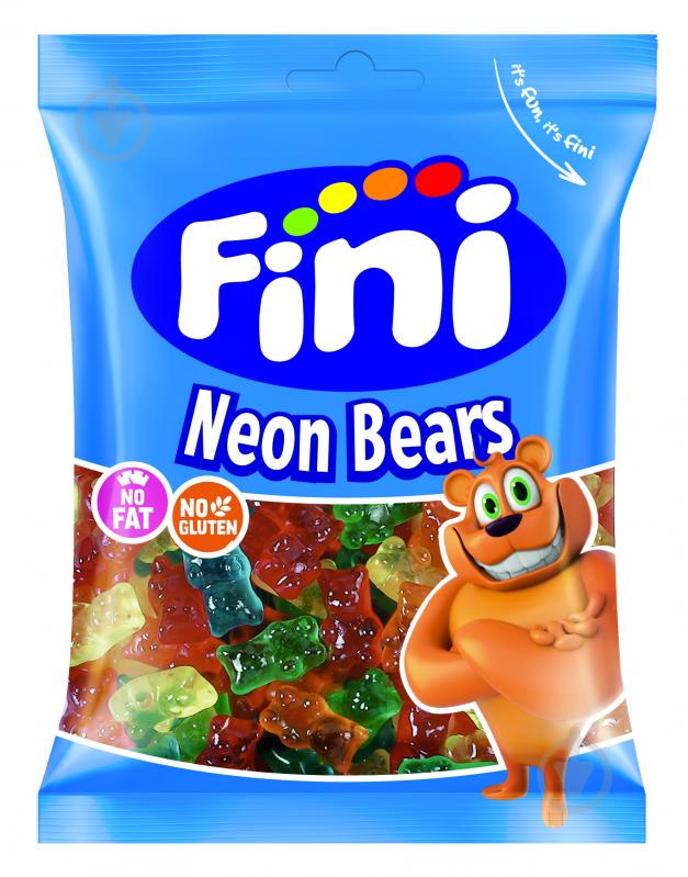 Жувальні цукерки 90г Фіні ведмедики