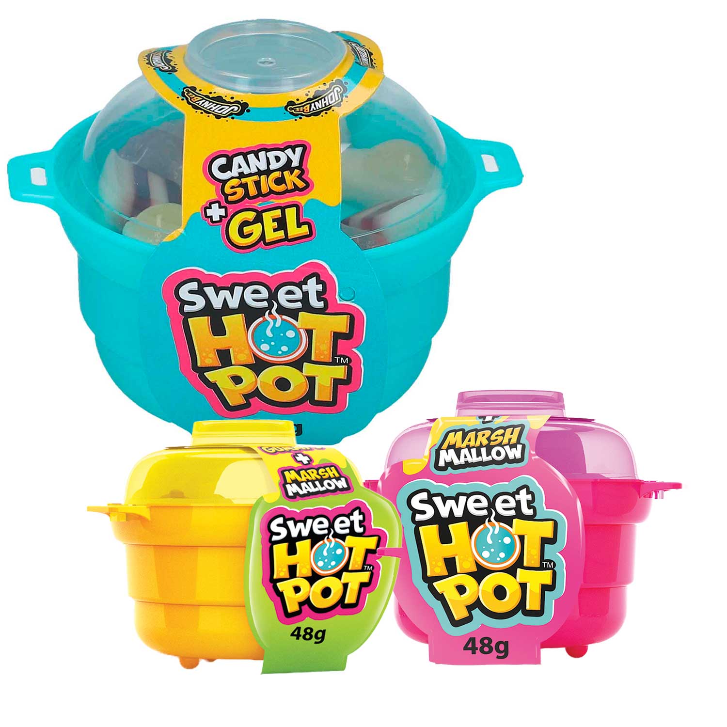 Цукерка 48г Джонні Бі Солодкий гарячий горщик