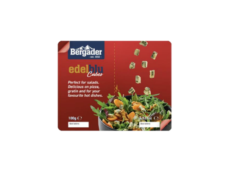 Сир 100г Бергадер 2*50г кубчате