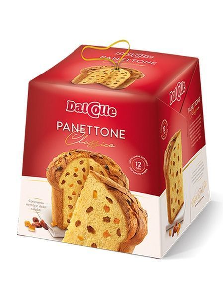 Панетонне 750г Дал Колле з родзинками та цукатами