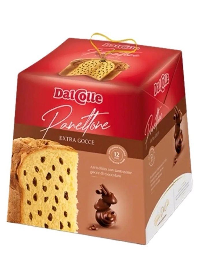 Панетонне 750г Дал Колле з шоколадними краплинами