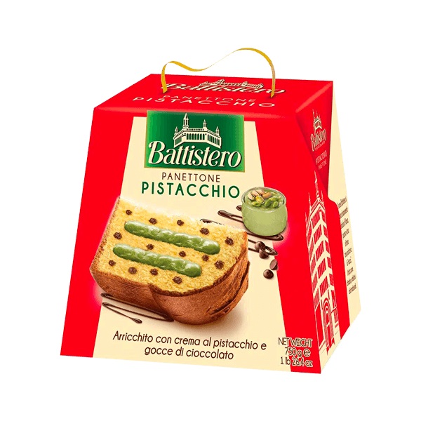 Панетонне 750г Батістеро з фісташкою