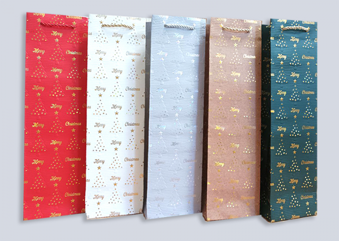 Пакет 11*36*11 Святкова розкіш для  пляшки