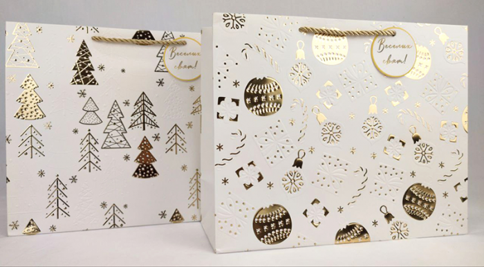 Пакет 32*26*12 Зимовий блиск