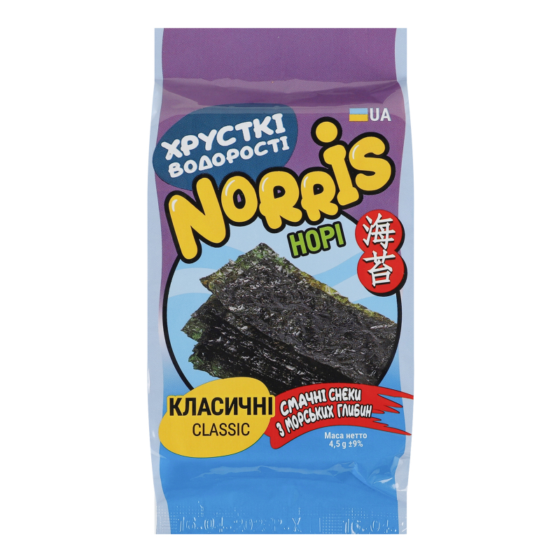 Норі снек 4,5г Норріс класичні