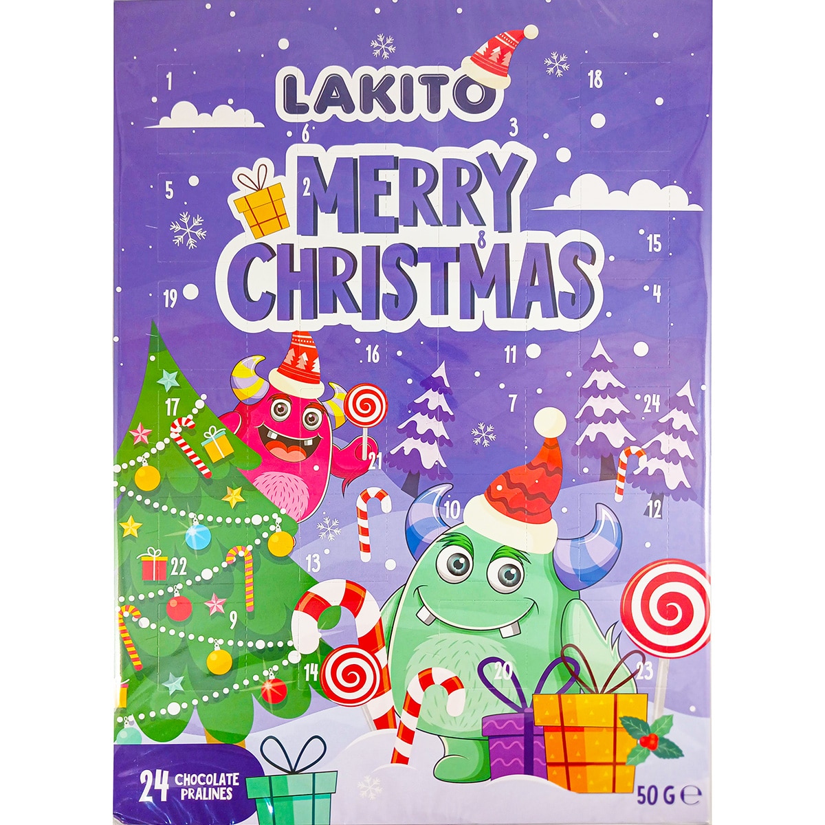 Адвент календар 50г Лакіто
