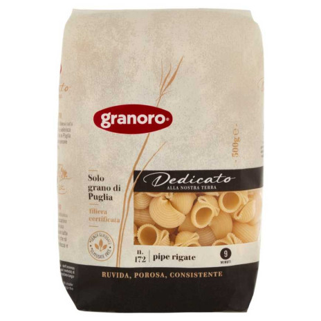 Макарони 500г Граноро Піпе Рігате №172