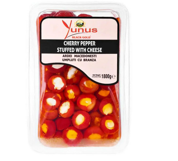 Перець 1кг Юнас "Чері" асорті з сиром "Фета" в олії (54042)