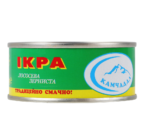 Ікра лососева зерниста 80г Камчадал ж/б