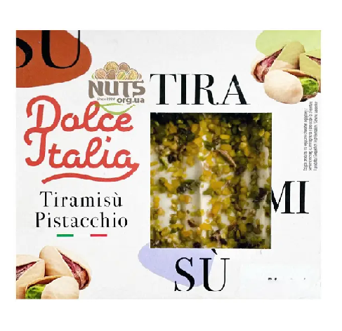 Торт 400г Дольче Італьяно Тірамісу Фісташка