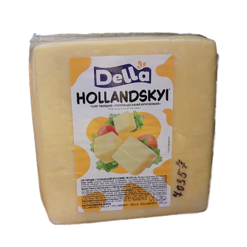 Сир Голландський 1кг Делла (70357)