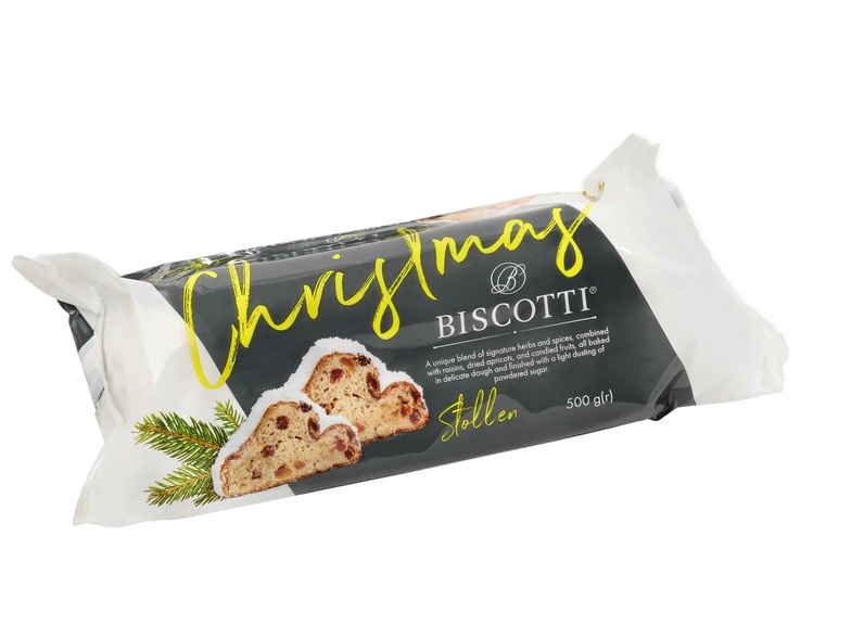 Штолен 500г Біскотті традиційний