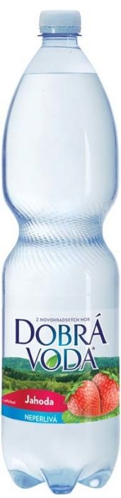 Вода мінеральна 1,5л Добра Вода полуниця негазована п/б**
