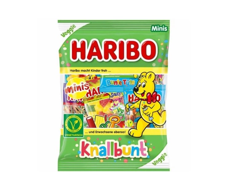 Цукерки желейні 230г Харібо яскраві мініатюри