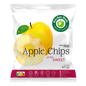 Чіпси яблучні 40г Гарденс Гадз солодкі