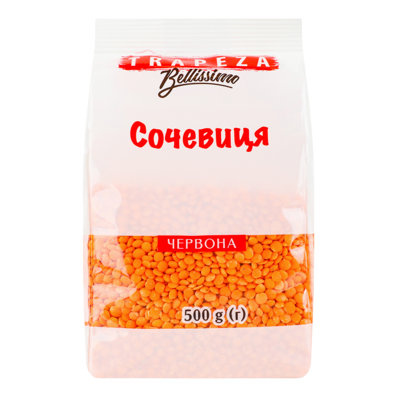 Сочевиця 500г Трапеза червона м/уп
