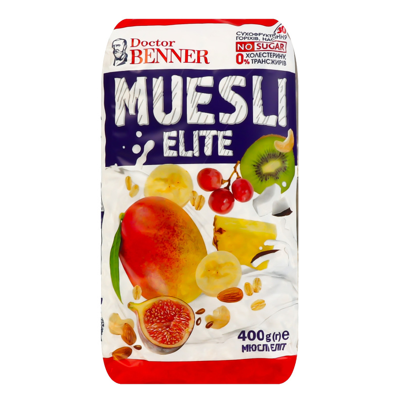 Мюслі 400г Др. Беннер Еліт
